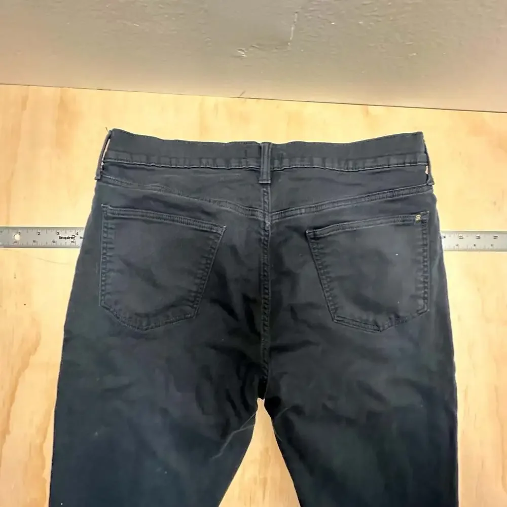 Banana Republic Black Slim Fit Denim Jeans Size 36x29